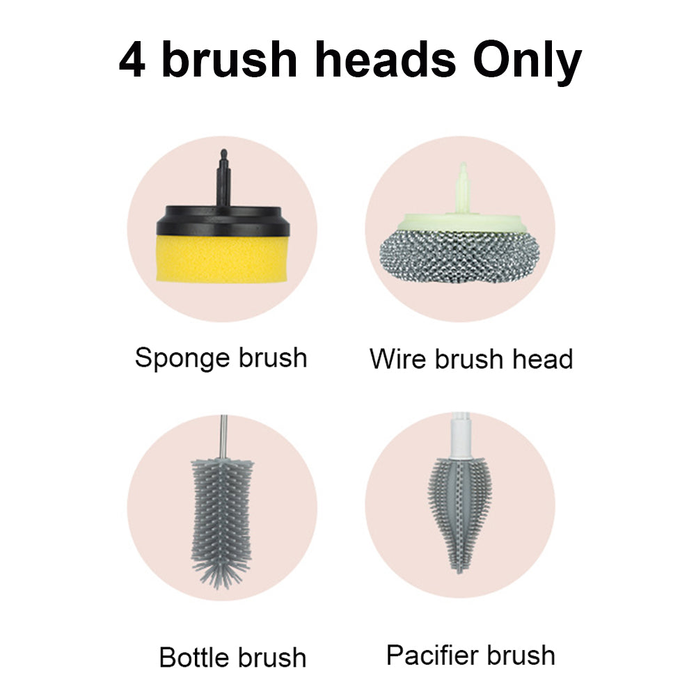 Electric Cleaning Brush Multifunctional Household Brush Wire Kitchen Toilet Bowl And Shoe Brushing Artifact Automatic Handheld Charging