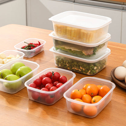 Refrigerator Storage Box Large-Capacity Transparent Fresh-Keeping Kitchen Storage Sealed Tank Fruit And Vegetable Food Sorting And Storage